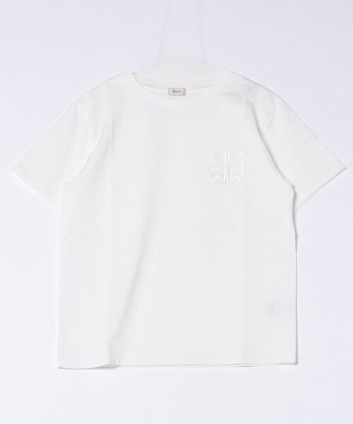 ROPE'（ロペ）の「アナグラム刺繍TEE（Tシャツ/カットソー・レディース・ブラック/ホワイト・FREE）」の2枚目の写真