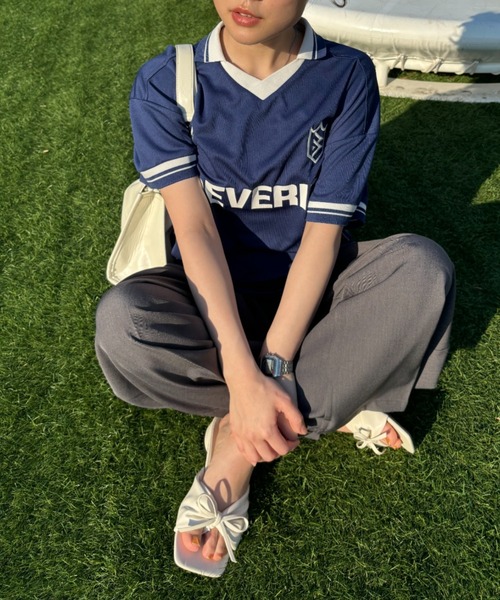 Birthday room（バースデイルーム）の「リボンサンダル（サンダル・レディース・ブラック/ホワイト・SMALL/MEDIUM/LARGE）」の11枚目の写真