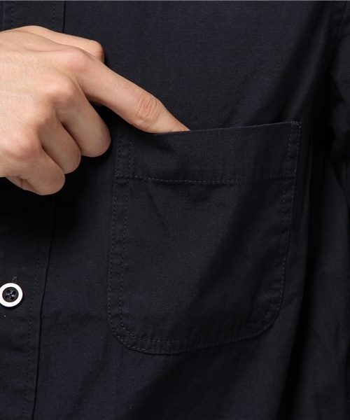 CIAOPANIC（チャオパニック）の「【Ciaopanic】　ノーカラーフレンチワークジャケット（ブルゾン・メンズ・オフホワイト/ネイビー/オリーブ・MEDIUM/LARGE）」の9枚目の写真