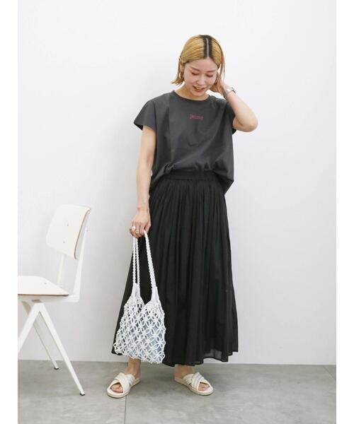 Samansa Mos2 blue（サマンサモスモスブルー）の「巾着付コードマクラメバッグ（ハンドバッグ・レディース・ブラック/パープル/オフホワイト・F）」の10枚目の写真