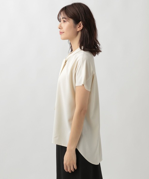 Elura（エルーラ）の「サラサラサマーボウタイブラウス/105363（シャツ/ブラウス・レディース・ホワイト系その他5/ホワイト/ブラック/ダークネイビー/ブルー系その他6・FREE）」の19枚目の写真