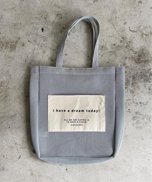 SPRUCE（スプルース）の「EM:カラチメッシュトート（トートバッグ・レディース・ライトグレー/ベージュ/ブラック・FREE）」の20枚目の写真