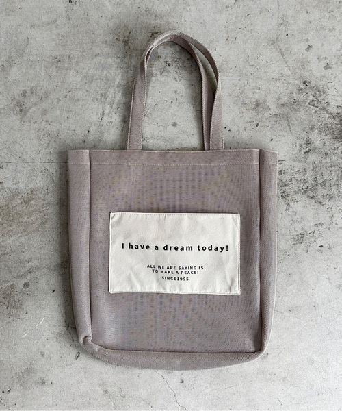 SPRUCE（スプルース）の「EM:カラチメッシュトート（トートバッグ・レディース・ライトグレー/ベージュ/ブラック・FREE）」の10枚目の写真