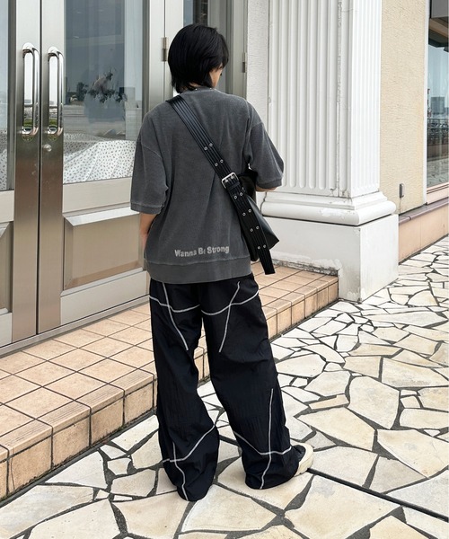 sedacle(セダクル)の「ワッフルスタッズTEE(Tシャツ/カットソー・メンズ・ベージュ/ブラック/アイボリー・SMALL/MEDIUM/LARGE)」の22枚目の写真