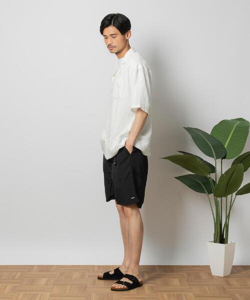 BACK NUMBER(バックナンバー)の「BACK NUMBER(バックナンバー)ドビーオープンカラー半袖シャツ(シャツ/ブラウス・メンズ・ホワイト/ネイビー/ベージュ・M/L/XL)」の6枚目の写真