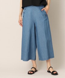 Dessin | リネンブレンドデニムクロップドマリンパンツ（S～L）(デニムパンツ)