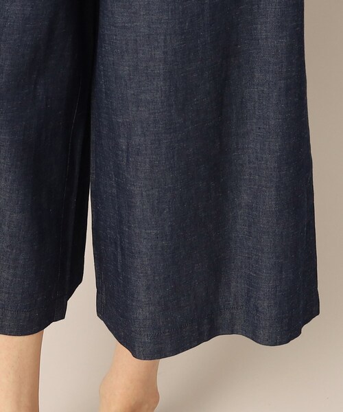 Dessin（デッサン）の「リネンブレンドデニムクロップドマリンパンツ（S～L）（デニムパンツ・レディース・ネイビー/ブルー・01/03/02）」の18枚目の写真