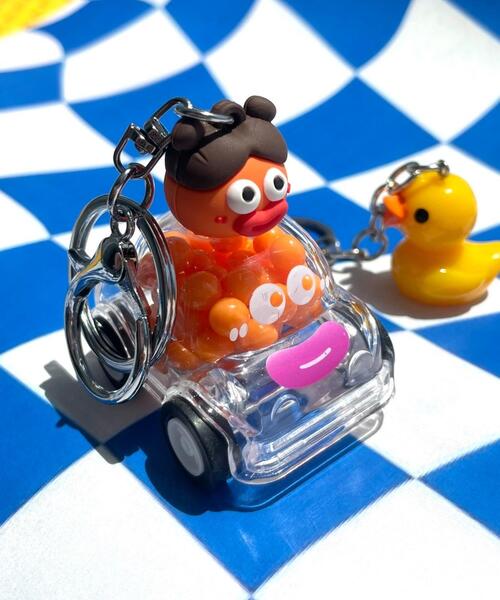 青いモンスター キーホルダー 5個セット セール】WEGO/ドライブモンスターキーホルダー（キーホルダー）｜WEGO