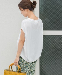 URBAN RESEARCH DOORS | コットンバックタックフレンチプルオーバー(Tシャツ/カットソー)
