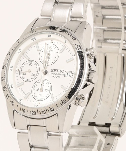 SEIKO セイコー / 10気圧防水 日本製クォーツ クロノグラフ