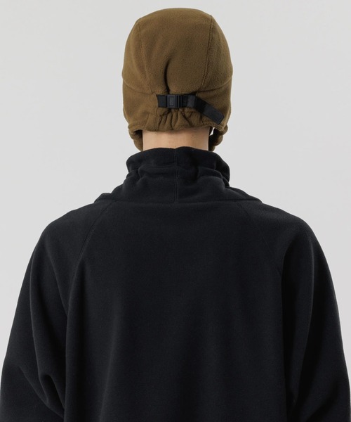 SASQUATCHfabrix.(サスクワァッチファブリックス)の「FLEECE CAP(キャップ・メンズ・ブラック/オリーブ/アッシュグレー・FREE)」の5枚目の写真