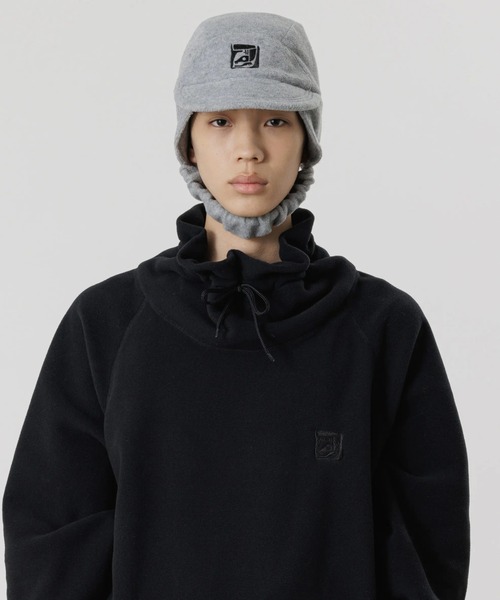 SASQUATCHfabrix.(サスクワァッチファブリックス)の「FLEECE CAP(キャップ・メンズ・ブラック/オリーブ/アッシュグレー・FREE)」の6枚目の写真
