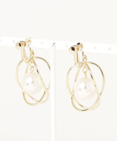 amplis（アンプリス）の「【amplis/アンプリス】lots earring / ロットイヤリング（イヤリング・レディース・シルバー/ゴールド・FREE）」の3枚目の写真