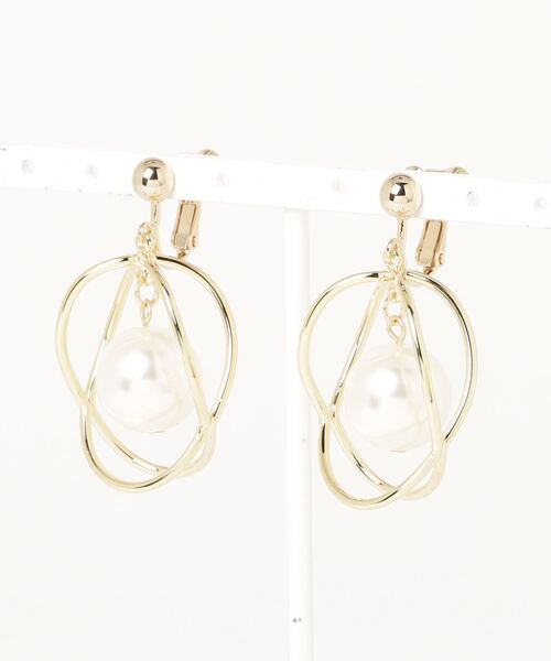 amplis（アンプリス）の「【amplis/アンプリス】lots earring / ロットイヤリング（イヤリング・レディース・シルバー/ゴールド・FREE）」の6枚目の写真