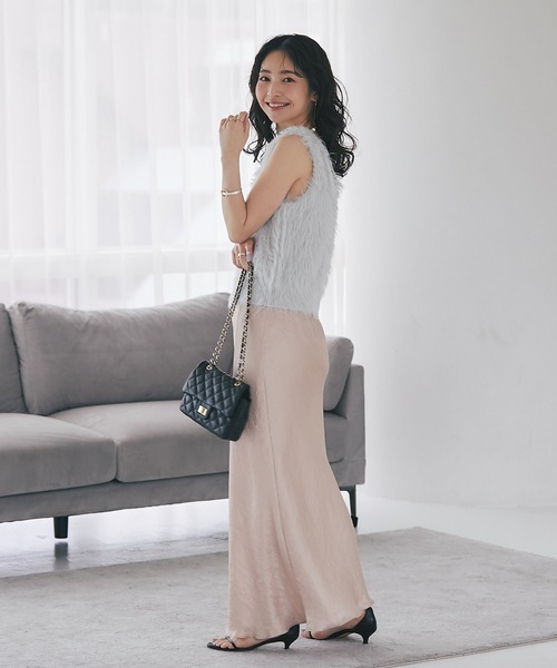 ラブティックボンボン ロングフェザー2WAYニット ロングフェザー2WAYニット | La boutique BonBon(ラブティック