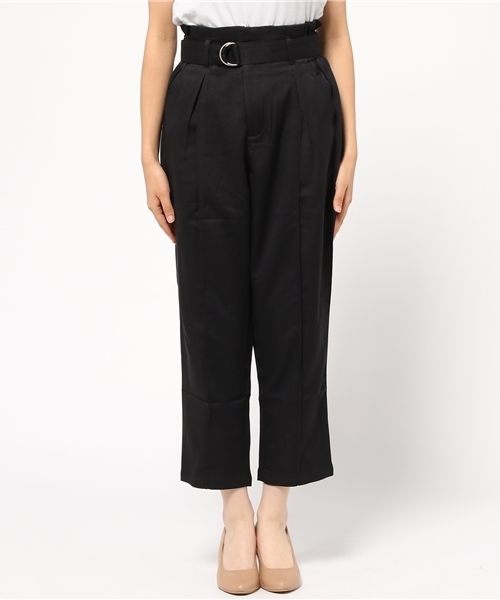 mystic（ミスティック）の「【mystic】ベルト付タックパンツ（その他パンツ・レディース・ブラック/ベージュ/キャメル・ﾌﾘ-）」の4枚目の写真