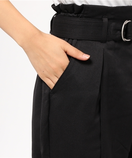 mystic（ミスティック）の「【mystic】ベルト付タックパンツ（その他パンツ・レディース・ブラック/ベージュ/キャメル・ﾌﾘ-）」の9枚目の写真