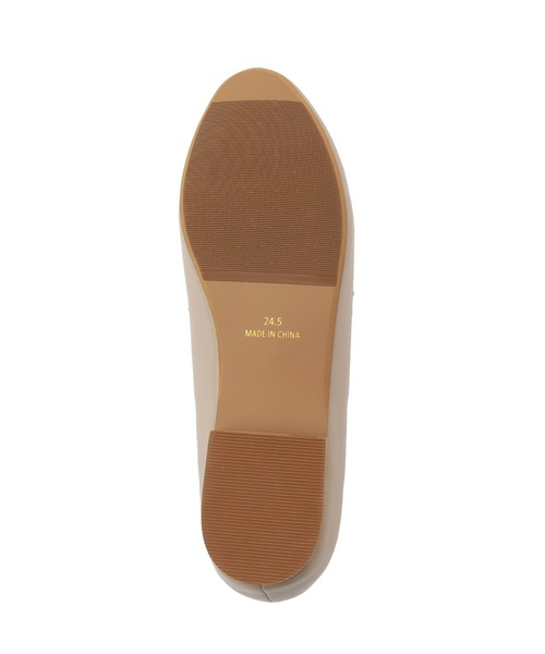 HARUTA(ハルタ)の「ROPE' PICNIC PASSAGE byHARUTA/リンクルエナメルビット付フラットローファー(ローファー・レディース・ブラック/ベージュ系その他2・23.0cm/24.0cm/23.5cm/24.5cm)」の9枚目の写真