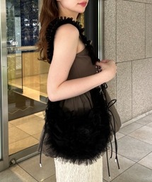 FRAY I.D | チュールフリル2wayバッグ(ハンドバッグ)