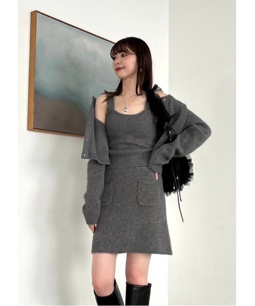 FRAY I.D（フレイアイディー）の「チュールフリル2wayバッグ（ハンドバッグ・レディース・アイボリー/ブラック/モカ・FREE）」の11枚目の写真