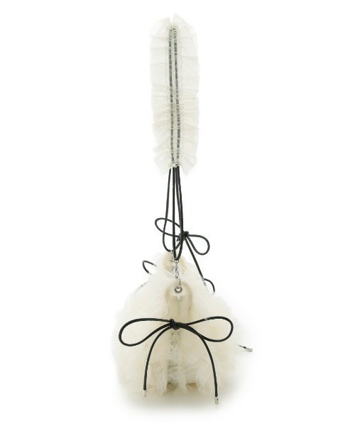 FRAY I.D（フレイアイディー）の「チュールフリル2wayバッグ（ハンドバッグ・レディース・アイボリー/ブラック/モカ・FREE）」の20枚目の写真