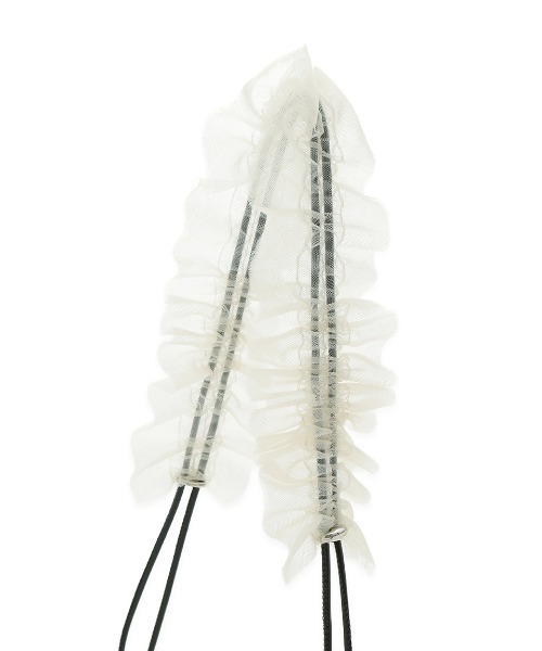 FRAY I.D（フレイアイディー）の「チュールフリル2wayバッグ（ハンドバッグ・レディース・アイボリー/ブラック/モカ・FREE）」の22枚目の写真