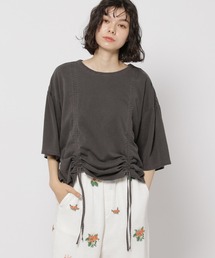 niko and... | シャーリングアレンジフレアTシャツ(Tシャツ/カットソー)