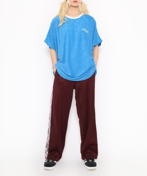 PUNYUS（プニュズ）の「レースライントラックパンツ（その他パンツ・レディース・ブルー/グレー/ワイン/ブラック・1/2/3/4）」の12枚目の写真