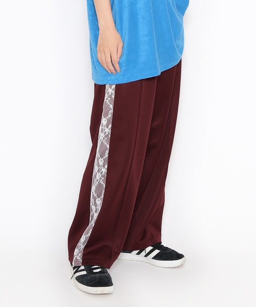 PUNYUS（プニュズ）の「レースライントラックパンツ（その他パンツ・レディース・ブルー/グレー/ワイン/ブラック・1/2/3/4）」の13枚目の写真