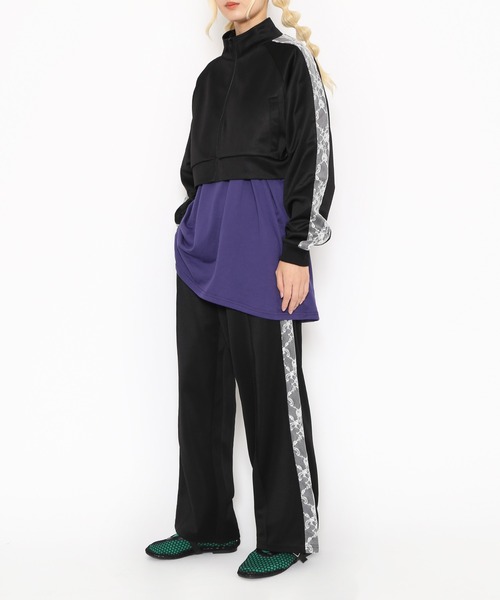 PUNYUS（プニュズ）の「レースライントラックパンツ（その他パンツ・レディース・ブルー/グレー/ワイン/ブラック・1/2/3/4）」の20枚目の写真