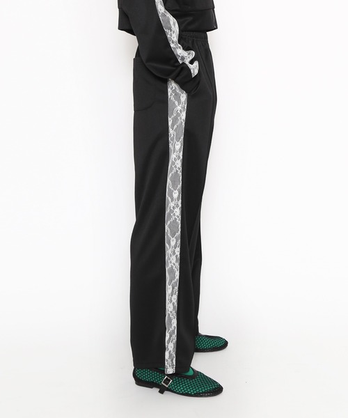 PUNYUS（プニュズ）の「レースライントラックパンツ（その他パンツ・レディース・ブルー/グレー/ワイン/ブラック・1/2/3/4）」の21枚目の写真