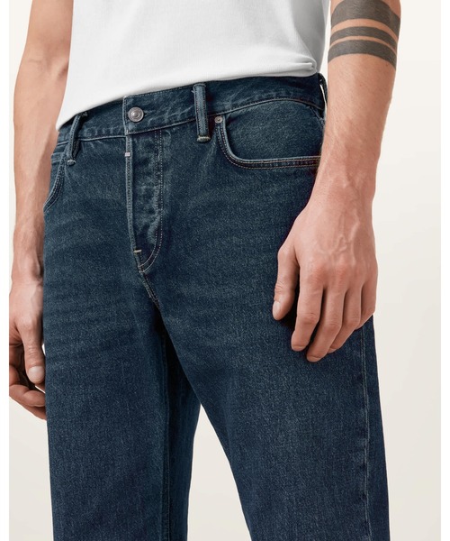 ALLSAINTS（オールセインツ）の「IGGY SLIM FIT STRETCH DENIM JEANS | IGGY スリム フィット ストレッチ デニム ジーンズ（デニムパンツ・メンズ・インディゴブルー・28/30/30/30/32/30/34/30/31/30）」の21枚目の写真