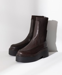 【ALM.】BUENA LEATHER BOOTS サイドゴアブーツ プラットフォーム