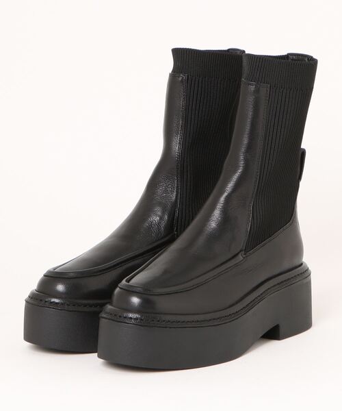 ALM.（アルム）の「【ALM.】BUENA LEATHER BOOTS サイドゴアブーツ プラットフォーム（ブーツ・レディース・ブラウン/ブラック・36/37/38）」の13枚目の写真