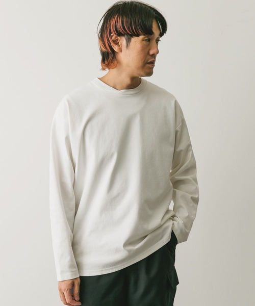 URBAN RESEARCH DOORS（アーバンリサーチドアーズ）の「ドレスポンチロングスリーブ Tシャツ（Tシャツ/カットソー・メンズ・チャコールグレー/ブルー/ホワイト・MEDIUM/LARGE）」の22枚目の写真