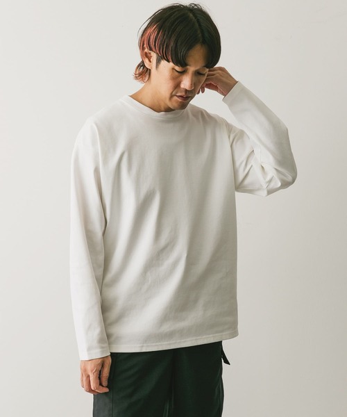 URBAN RESEARCH DOORS（アーバンリサーチドアーズ）の「ドレスポンチロングスリーブ Tシャツ（Tシャツ/カットソー・メンズ・チャコールグレー/ブルー/ホワイト・MEDIUM/LARGE）」の21枚目の写真