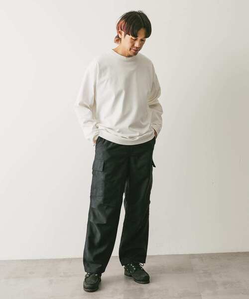 URBAN RESEARCH DOORS（アーバンリサーチドアーズ）の「ドレスポンチロングスリーブ Tシャツ（Tシャツ/カットソー・メンズ・チャコールグレー/ブルー/ホワイト・MEDIUM/LARGE）」の19枚目の写真