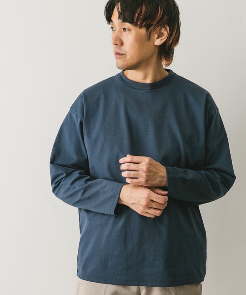 URBAN RESEARCH DOORS（アーバンリサーチドアーズ）の「ドレスポンチロングスリーブ Tシャツ（Tシャツ/カットソー・メンズ・チャコールグレー/ブルー/ホワイト・MEDIUM/LARGE）」の18枚目の写真