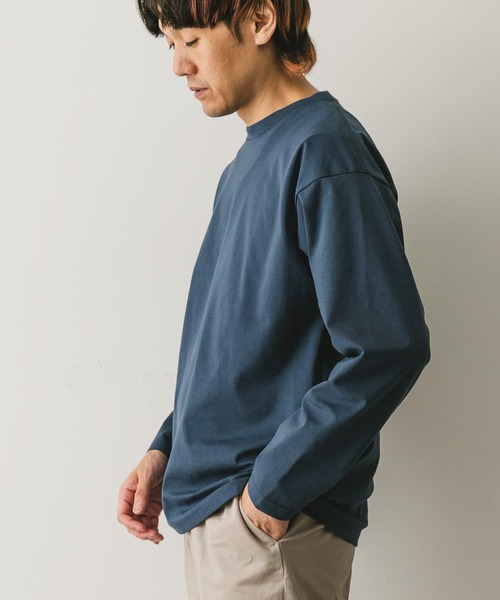 URBAN RESEARCH DOORS（アーバンリサーチドアーズ）の「ドレスポンチロングスリーブ Tシャツ（Tシャツ/カットソー・メンズ・チャコールグレー/ブルー/ホワイト・MEDIUM/LARGE）」の17枚目の写真