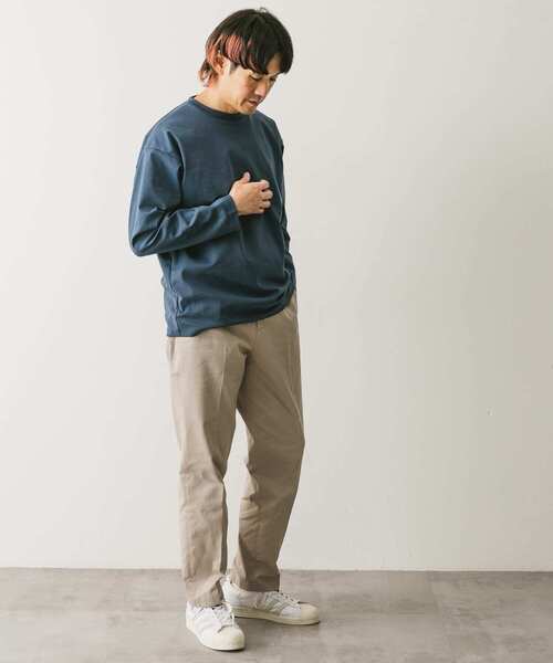 URBAN RESEARCH DOORS（アーバンリサーチドアーズ）の「ドレスポンチロングスリーブ Tシャツ（Tシャツ/カットソー・メンズ・チャコールグレー/ブルー/ホワイト・MEDIUM/LARGE）」の13枚目の写真