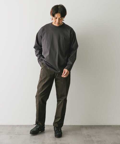 URBAN RESEARCH DOORS（アーバンリサーチドアーズ）の「ドレスポンチロングスリーブ Tシャツ（Tシャツ/カットソー・メンズ・チャコールグレー/ブルー/ホワイト・MEDIUM/LARGE）」の9枚目の写真