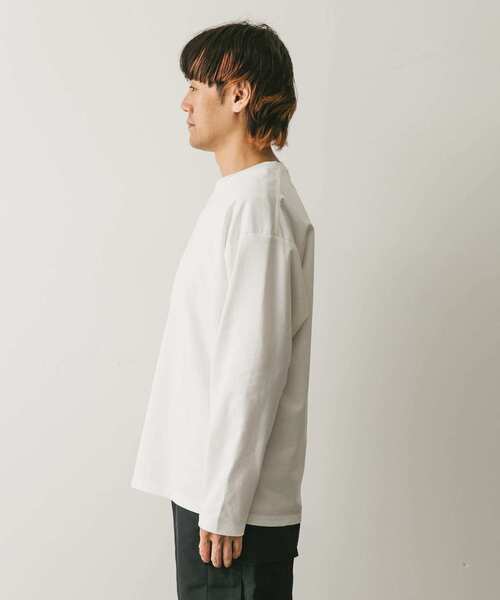 URBAN RESEARCH DOORS（アーバンリサーチドアーズ）の「ドレスポンチロングスリーブ Tシャツ（Tシャツ/カットソー・メンズ・チャコールグレー/ブルー/ホワイト・MEDIUM/LARGE）」の6枚目の写真