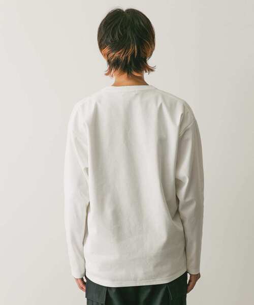 URBAN RESEARCH DOORS（アーバンリサーチドアーズ）の「ドレスポンチロングスリーブ Tシャツ（Tシャツ/カットソー・メンズ・チャコールグレー/ブルー/ホワイト・MEDIUM/LARGE）」の5枚目の写真