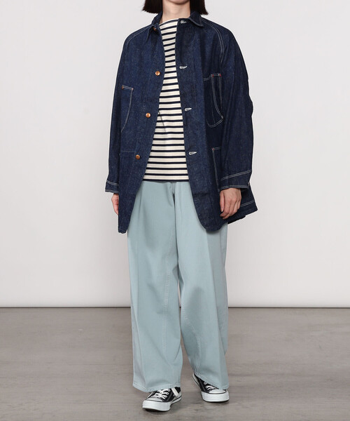 orSlow（オアスロウ）の「orSlow | ルーズフィット デニムカバーオール