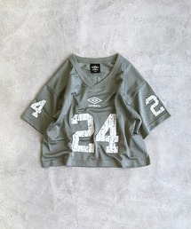 UMBRO（アンブロ）の「【umbro】別注Football/Oversized Tee（100～120cm）（Tシャツ/カットソー）」