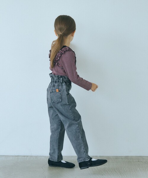 green label relaxing（グリーンレーベルリラクシング）の「TJ ストラップ フラットシューズ / キッズ  17cm-21cm（バレエシューズ・キッズ・オレンジ/ブラック/グレー・20cm/18cm/21cm/17cm/19cm）」の15枚目の写真