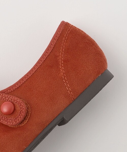 green label relaxing（グリーンレーベルリラクシング）の「TJ ストラップ フラットシューズ / キッズ  17cm-21cm（バレエシューズ・キッズ・オレンジ/ブラック/グレー・20cm/18cm/21cm/17cm/19cm）」の6枚目の写真