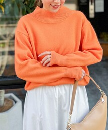 NOLLEY’S | 《全骨格対応》カシミヤ混MUSICハイネックプルオーバーニット 24AW(ニット/セーター)