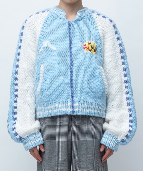 【売願】anrealage homme Knit Souvenir Jacket KNIT SOUVENIR JACKET｜ANREALAGE OFFICIAL ONLINE SHOP