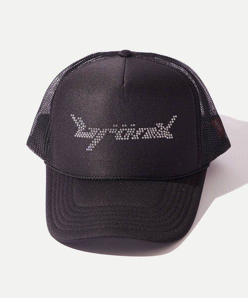 WHO'S WHO gallery（フーズフーギャラリー）の「【KOOKY'N/クーキー】BRONXラインストーンメッシュキャップ（キャップ・レディース・ブラック/ネイビー・FREE）」の3枚目の写真